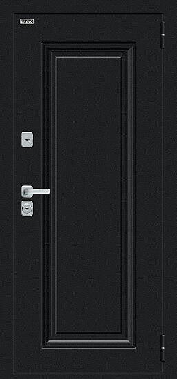 Thermo Флэш МФ / BChrome — Букле черное / Wenge Melinga — Bravo (Браво), входная дверь