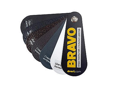 Веер "Виды покрытий стальных дверей"